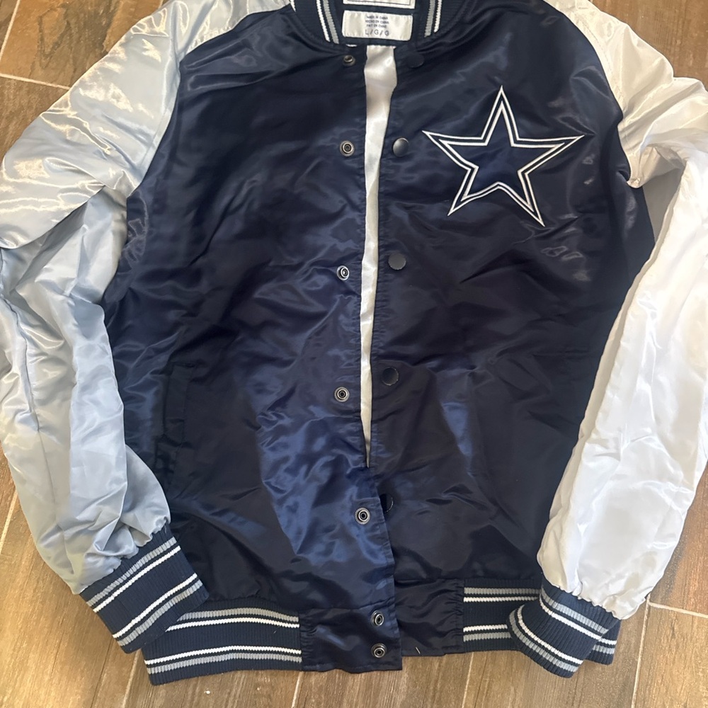 Dallas Cowboys Starter satin varsity jacket